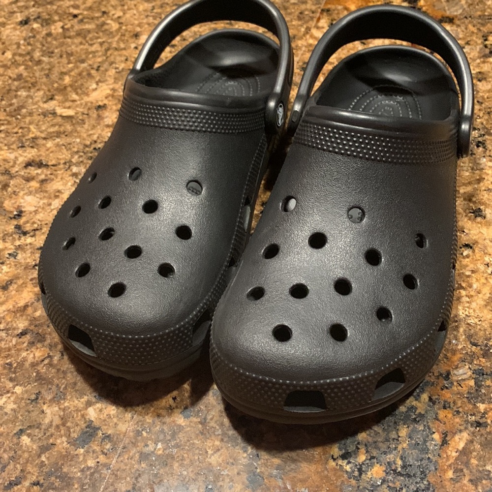 Brand new black crocs size 10 woman’s size 8 men